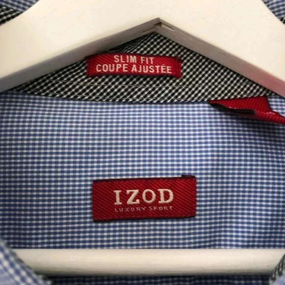 IZOD Short Sleeve Button up Dress Shirt - Picture 3 of 4